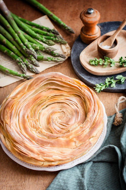 Tarte aux asperges