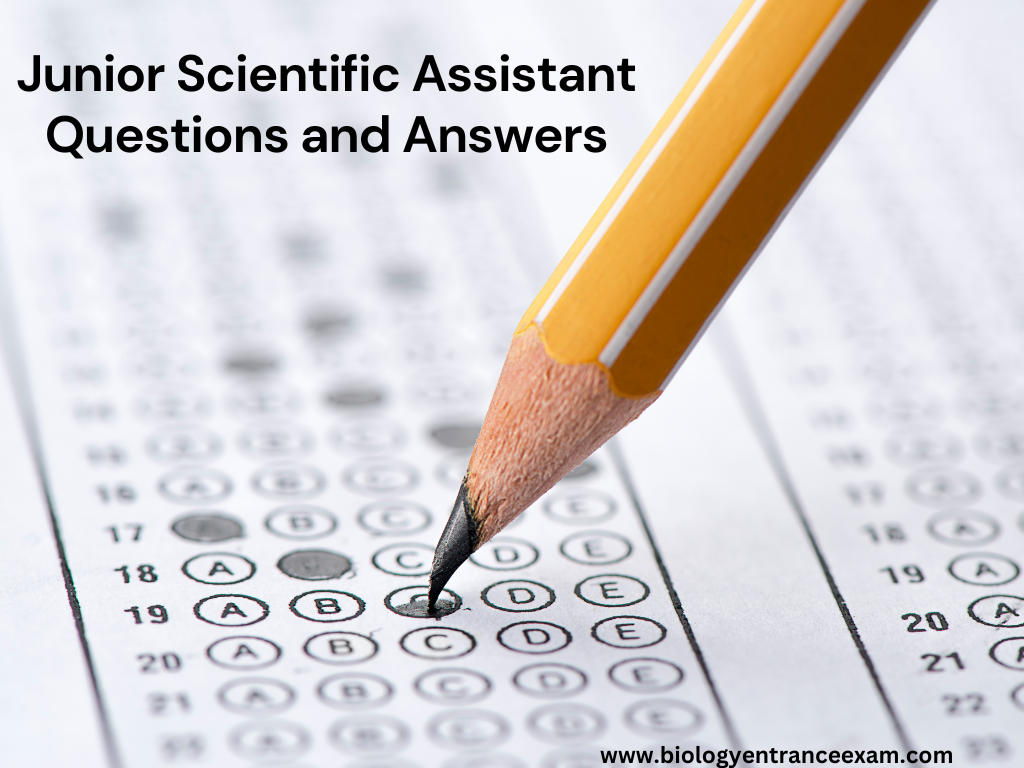 Pollution Control Board Junior Scientific Assistant Questions ans Answers