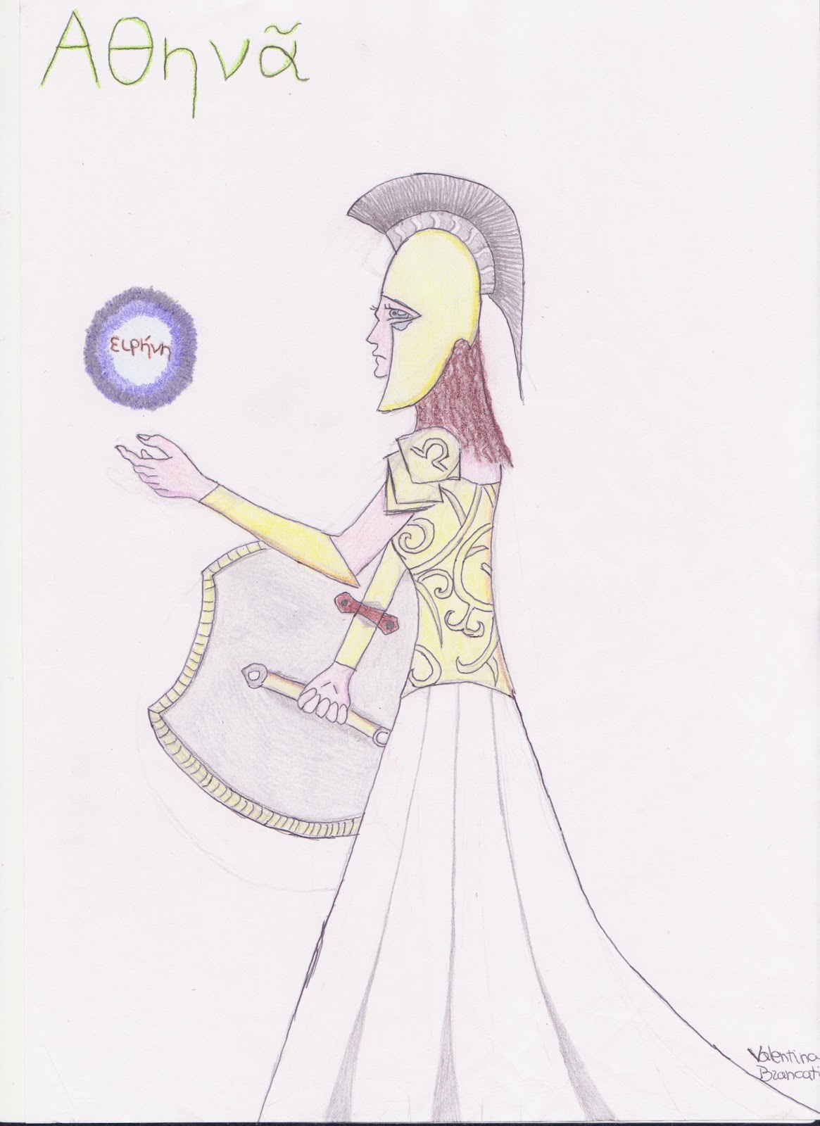 Alice del blog Stargazer s Tides ha disegnato una sirena