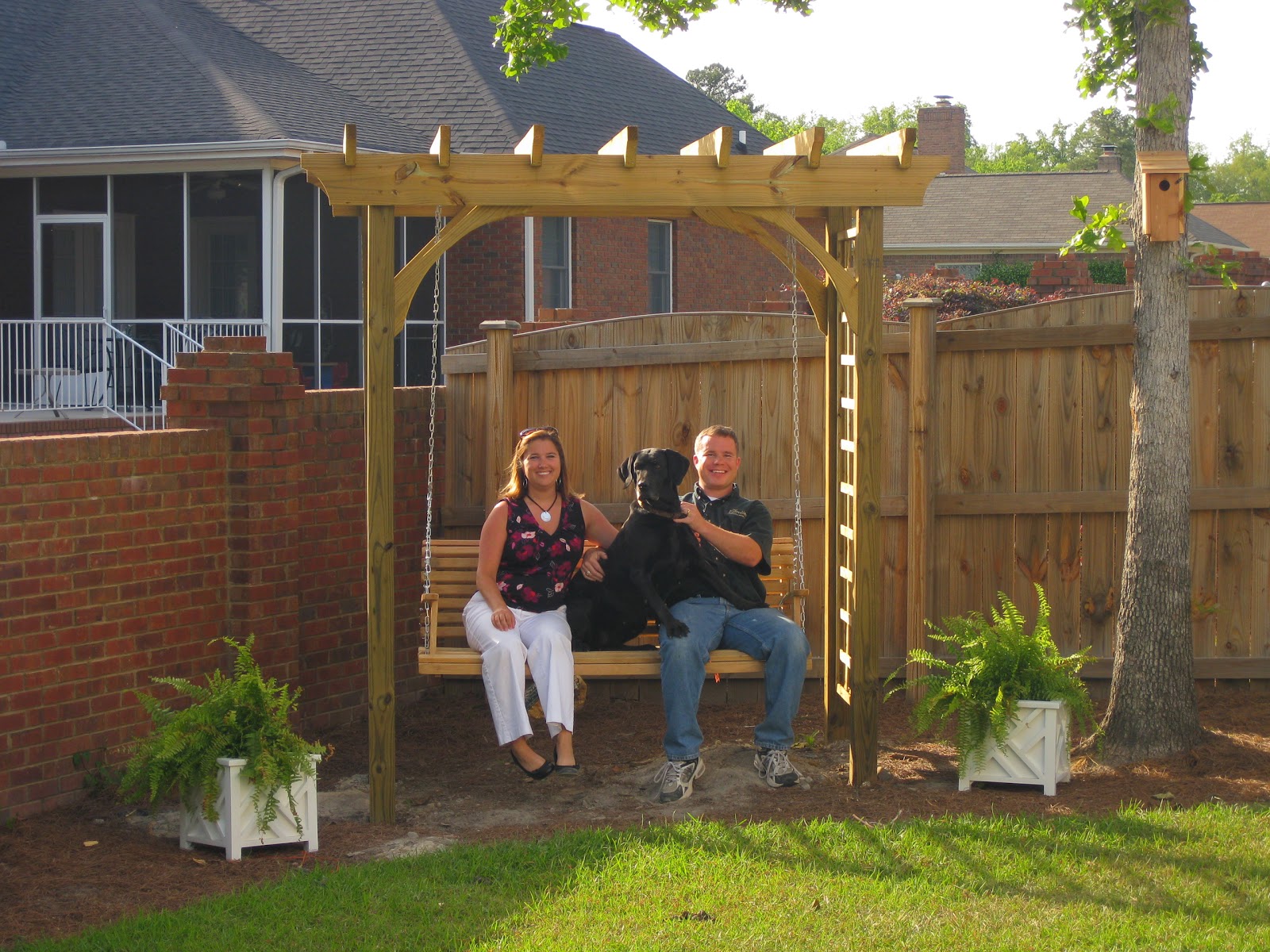 Pergola Porch Swing Plans Along With Pergola Arbor Swing Set Plans 