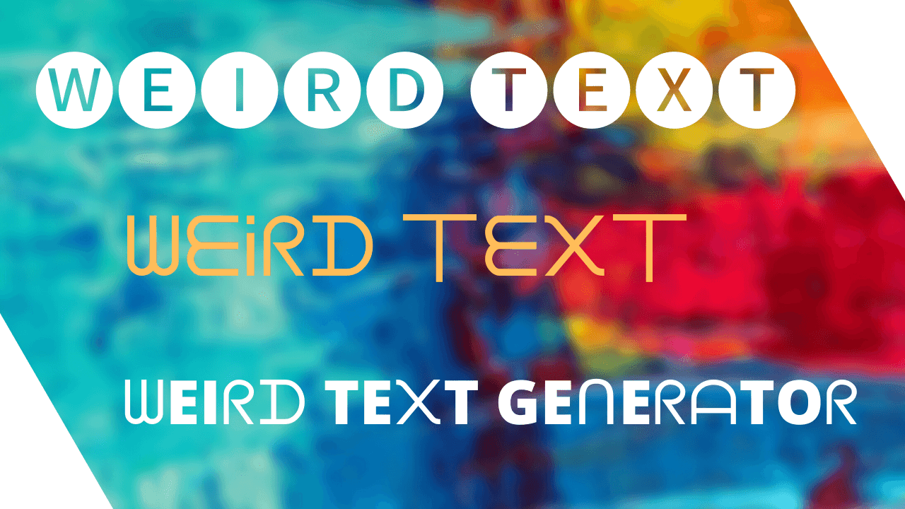 Weird Text Generator - 50+ Best Zalgo | Crazy | Creepy & Weird Fonts ~ Text Fonts Generator ...