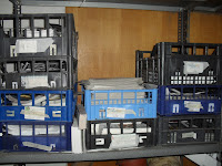 archivio con cassette fai da te