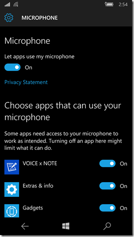 Mobile PrivacyMicrophone