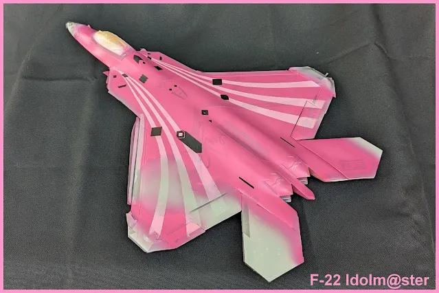 F-22 Raptor Idolm@ster au 1/48.