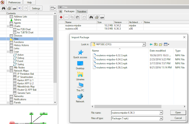  Upgrade Mikrotik ke versi RouterOS terbaru merupakan hal yang cukup penting Cara Upgrade Mikrotik Masal (Mass Upgrade) Menggunakan The Dude