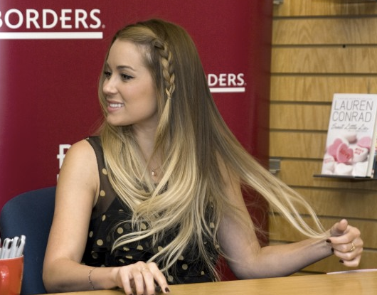 Lauren Conrad has recently embraced the trend with some blonde hair 