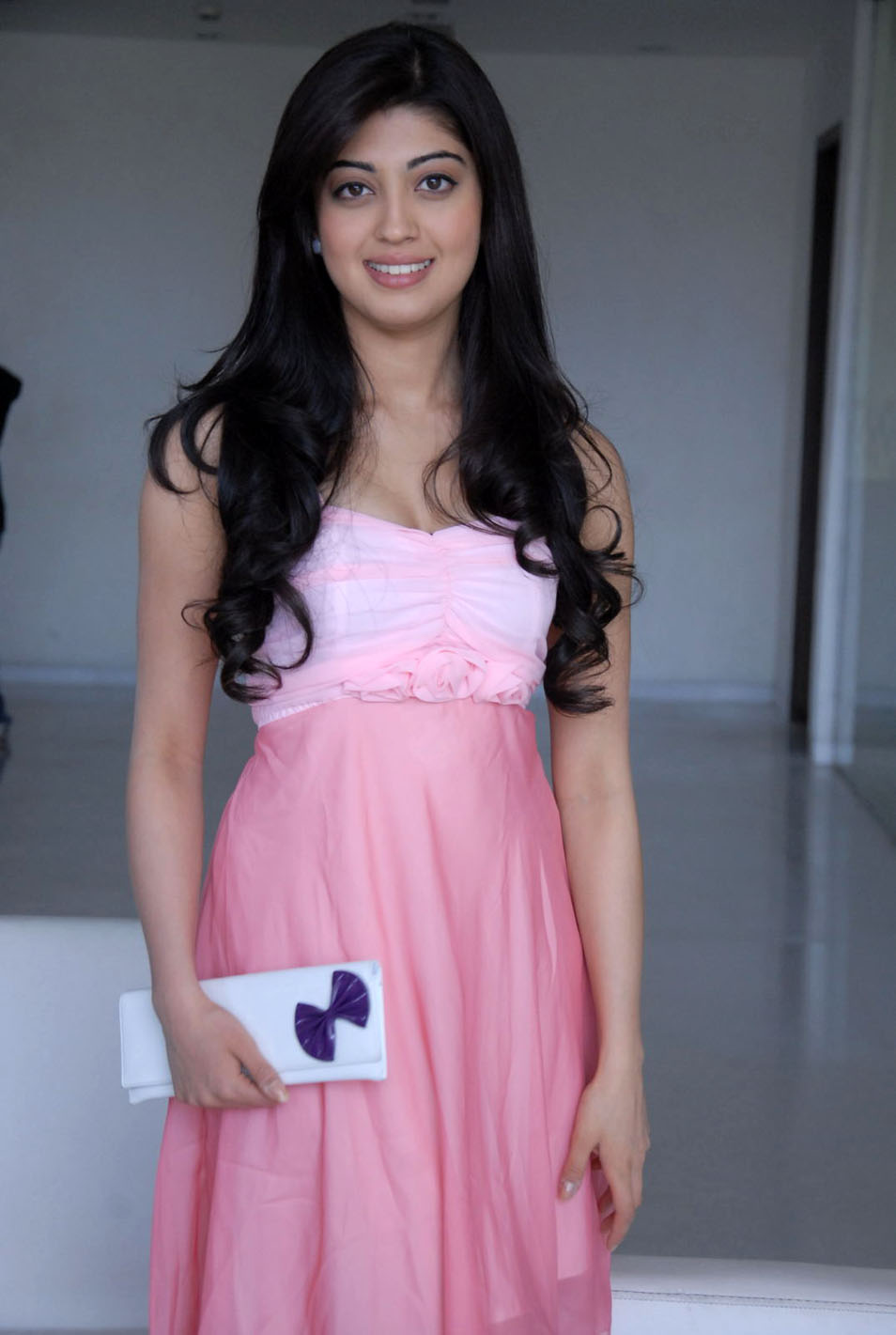 Pranitha Latest Cute Pink Dress Pics