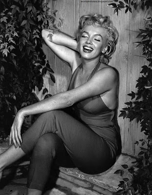 Marilyn Monroe Beautiful Smile Black And White 