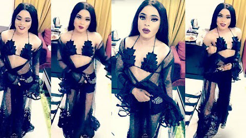 Nigerian transgender, Bobrisky rocks bikini for a pool party