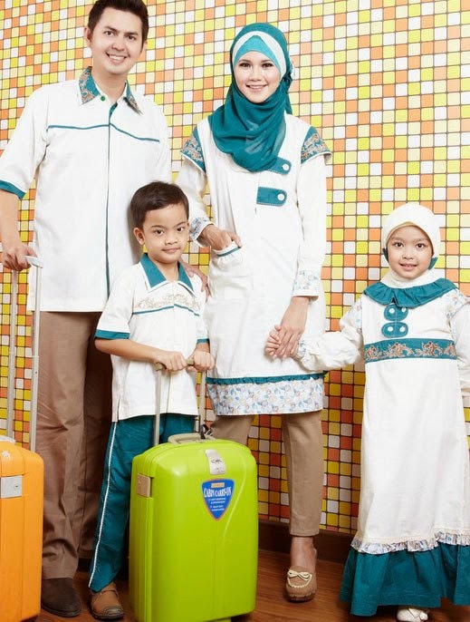 10 Baju Muslim Couple Ayah Ibu dan Anak Terbaru