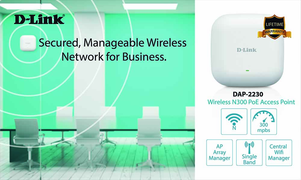 D-Link DAP-2230 Wireless N PoE Access Point