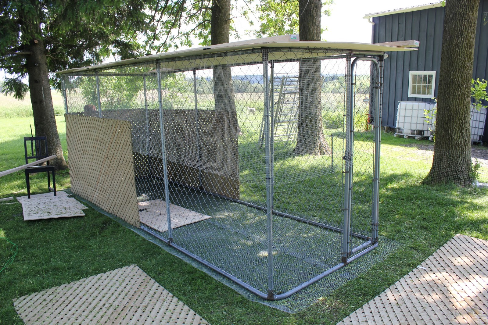 Simple Homemade Chicken Coop Our homemade chicken coop