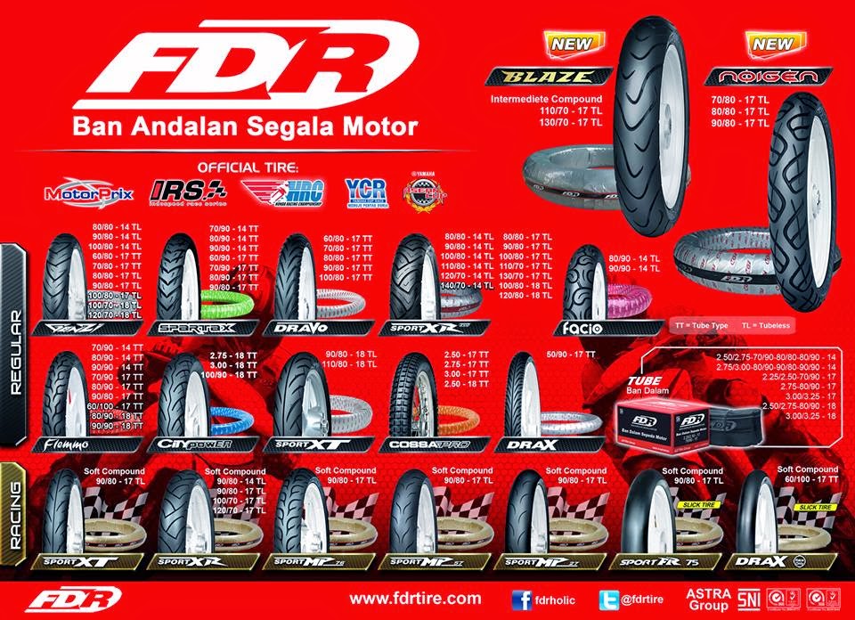 fdr  ban tubeless terbaik RajaBAN