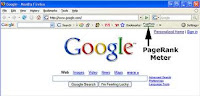 gambar pagerank meter, gambar tips pasang google toolbar