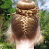 Upside-Down French Braid