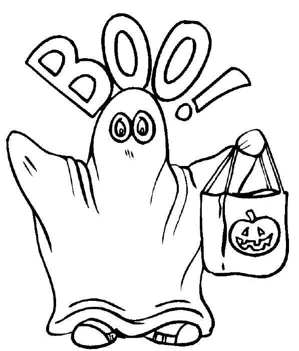 Print Halloween Coloring Pages 6