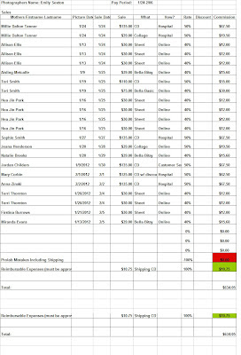 Commission Pay Report Template