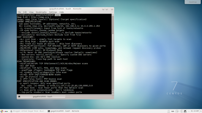 Cara Menginstall Nmap di Centos 7 GNU/Linux