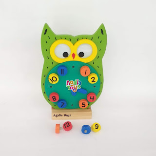 Jam Owl Mainan  Anak SEBUTIK EDUTOYS