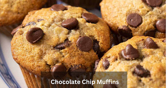 Eggless Bakery-Style Chocolate Chip Muffins 2023