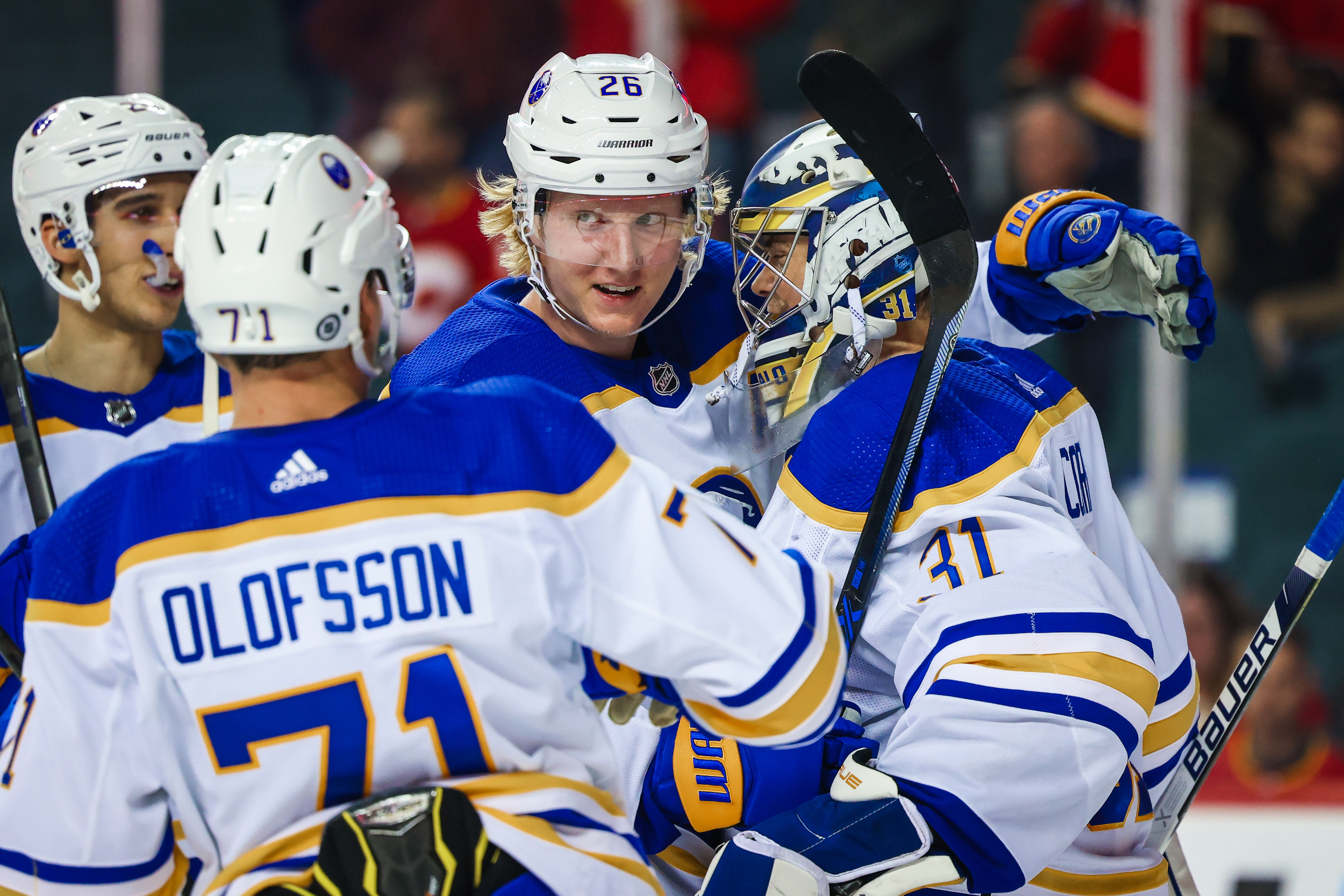 Rasmus Dahlin borrowed from former Sabre to score first NHL