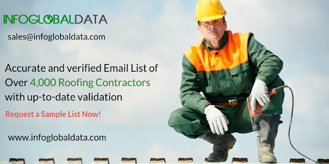Roofing Contractors Email List