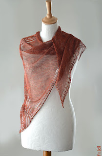 machine knitted passap triangular luxurious pure silk scarf