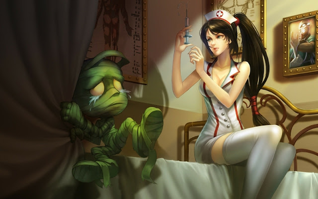 FanArt de Amumu y Akali