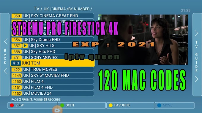 FREE STB EMU MAC CODES - STBEMU PRO FIRESTICK 4K EXP : 2021