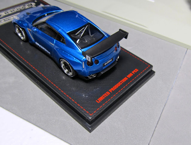 Ignition Model 1/64 Pandem R35 GT-R tarmac works blue