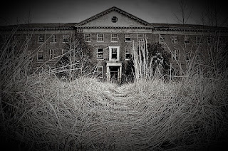 Abandoned psychiatric hospital.