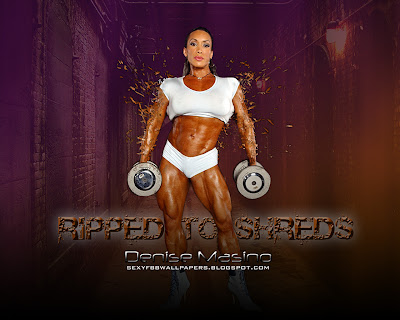 Denise Masino Ripped to Shreds 1280 by 1024 Wallpaper