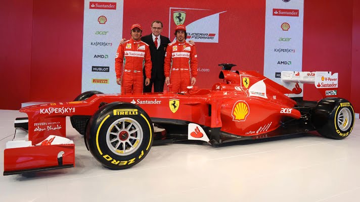 The New Ferrari F1 2012