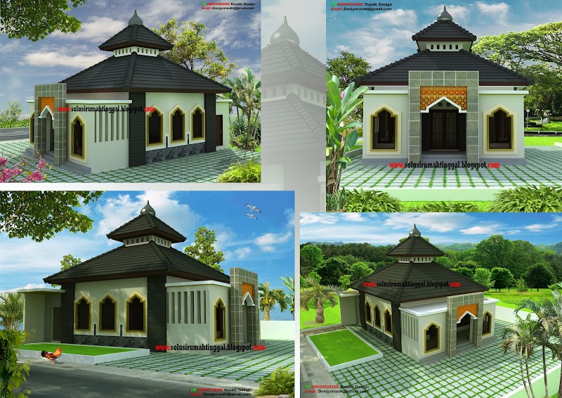 Ide Gambar Bangunan Mushola Minimalis
