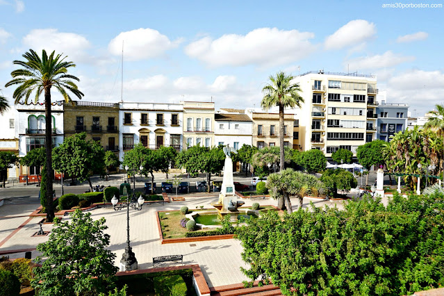 Plaza del Hotel Casa Grande en Jerez de la Frontera, Cádiz