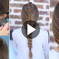 Learn - How To Create Tuxedo Braid Simple Hairstyle, See Tutorial