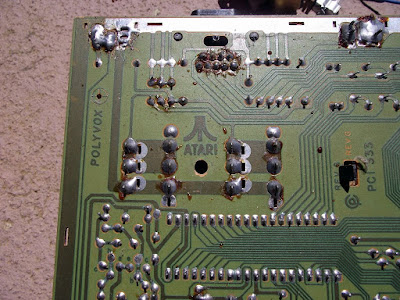 Placa PCB do Atari 2600 da Polyvox