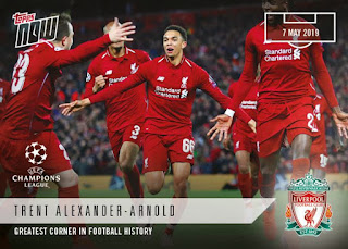 Topps NOW UEFA Champions League 2018-2019 Liverpool FC Set