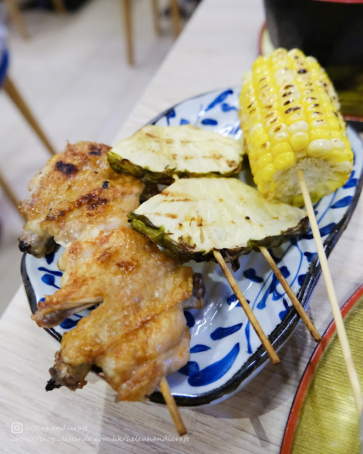 長沙灣 漁初 魚丼 日料 日本料理 刺身 魚生 壽司 串燒 雞翼 粟米 菠蘿