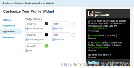 Twitter Widget