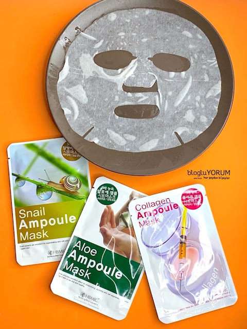 hbmic collagen ampoule mask kolajen maske kullananlar