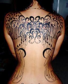 Cute Butterflies Tattoos for Women, Women Back Butterflies Designs