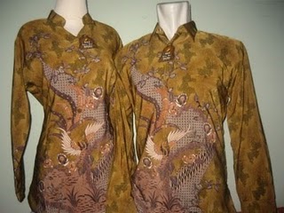 Contoh Design Baju Batik Pasangan 2010 Terbaru  Hari ini 