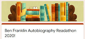 Ben Franklin Autobiography Readathon 2020 - Jan 16