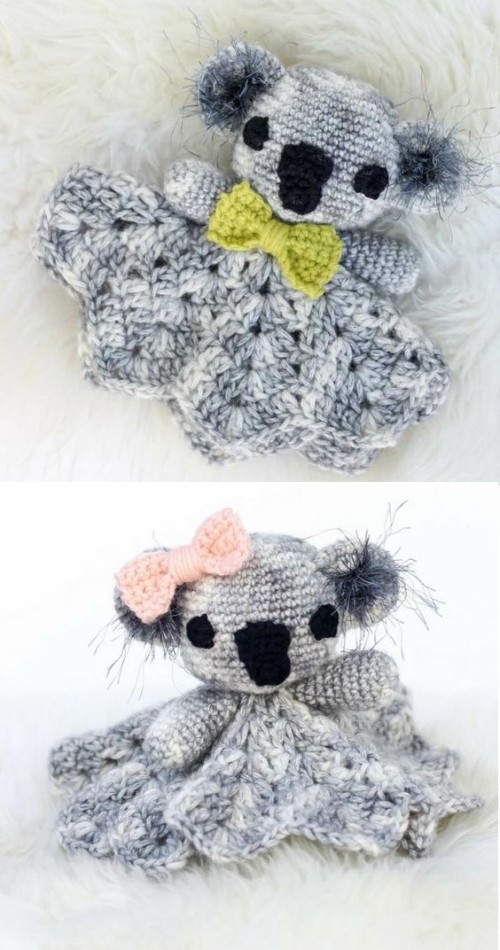 Cuddly Koala - Free Crochet Lovey Pattern