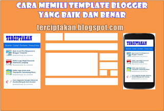 struktur template blogger