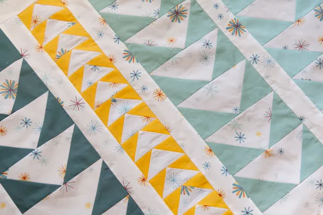 Flying Geese Baby Quilt Tutorial