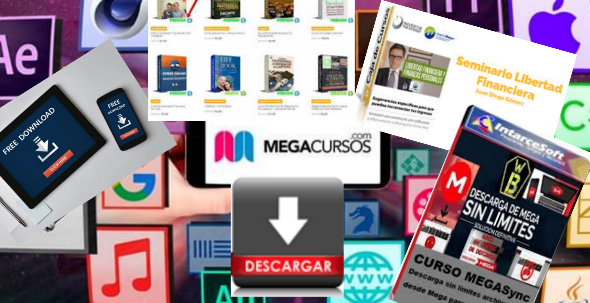 Descarga gratis todos los cursos web disponibles en Internet online y descargas