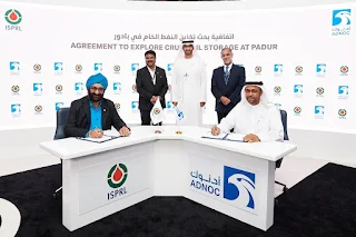 ISPRL signs MoU with ADNOC to explore storage of crude oil 