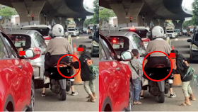 Aksi Dua Anak Kecil Lakukan Pelecehan pada Pengguna Jalan di Lampu Merah Tuai Kecaman Publik